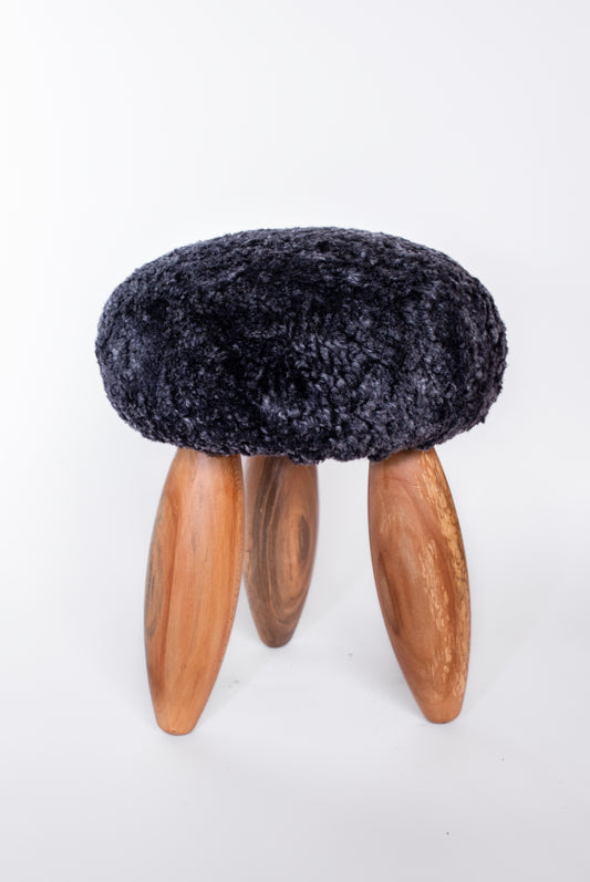 Sheep Skin Stool