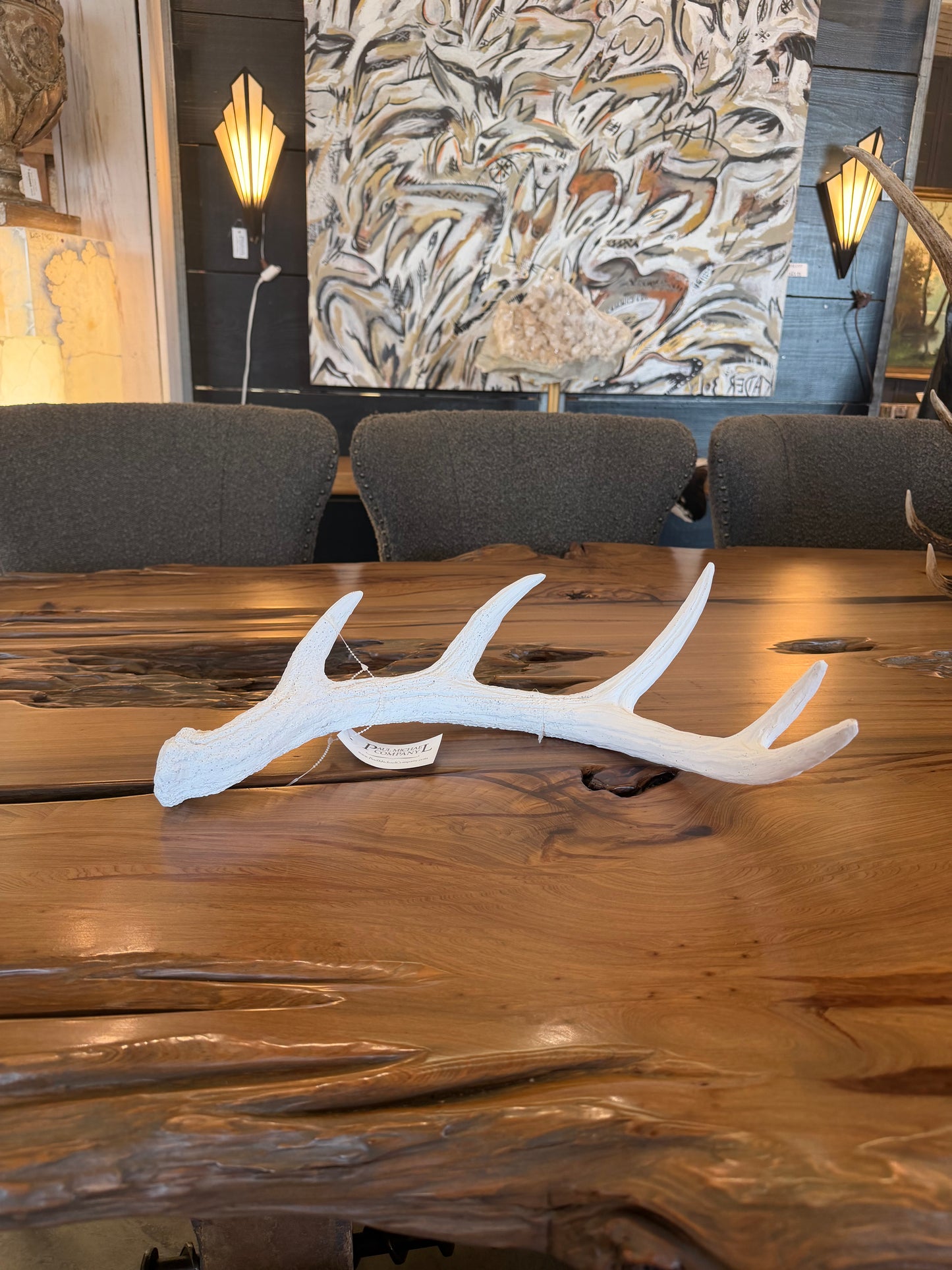 White Resin Antler