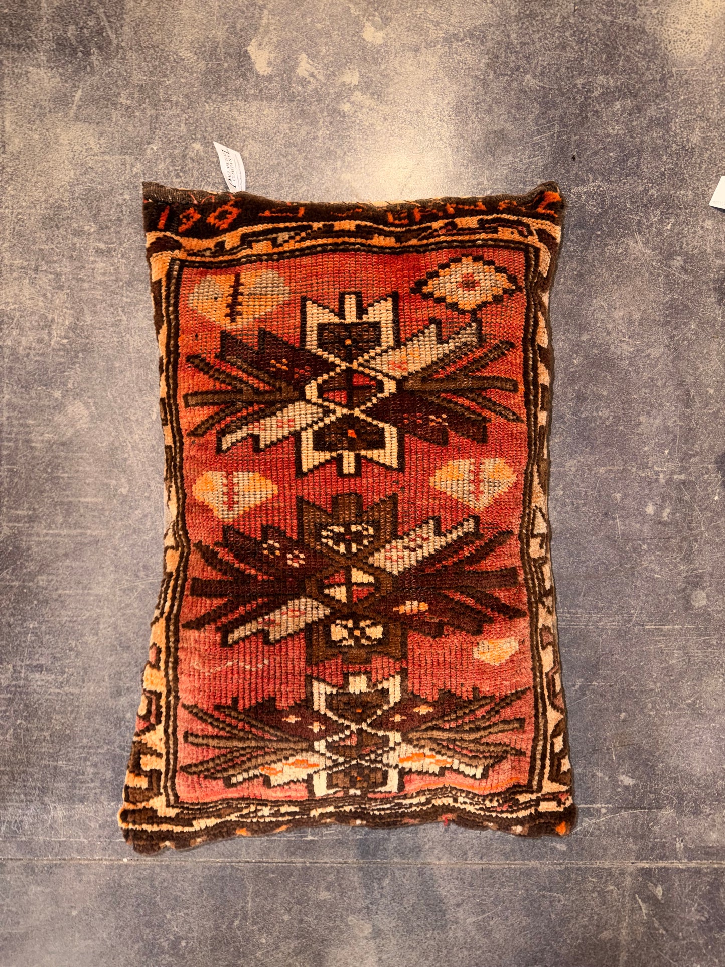 Turkish Rug Pillow - Design 8