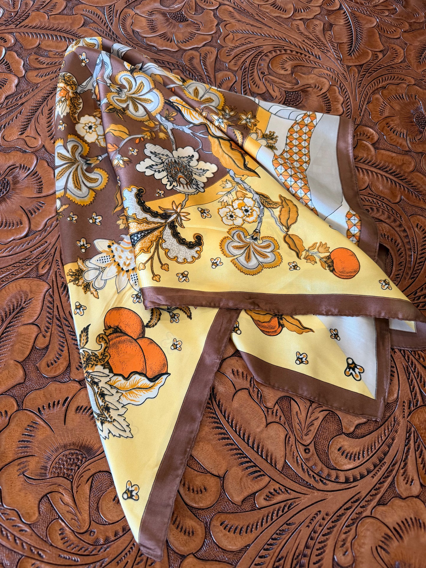 Autumn Floral Large Scarf
