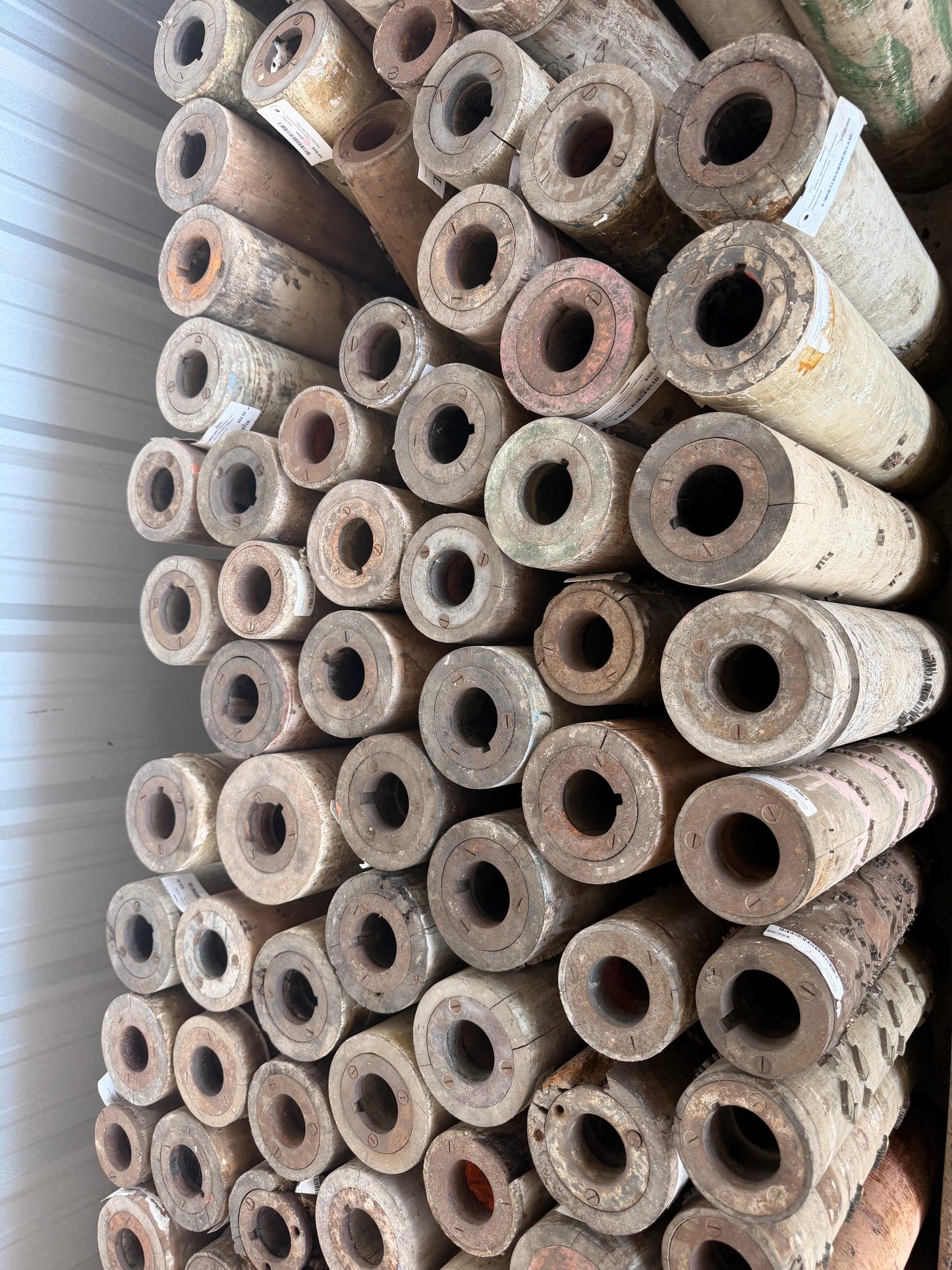 Antique American Wallpaper Printing Rolls