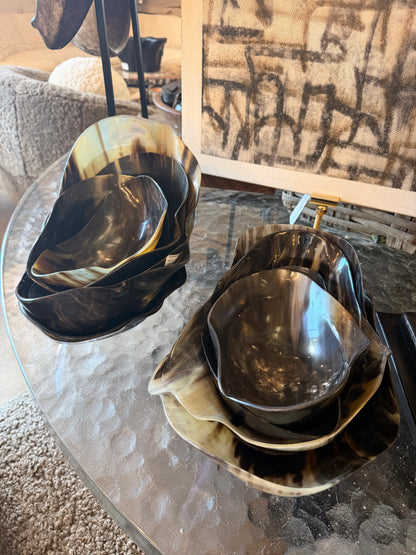 Large Freeform Horn Bowl