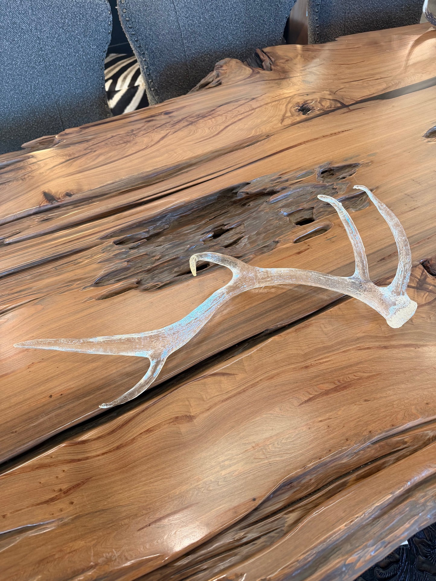 Clear Resin Antler