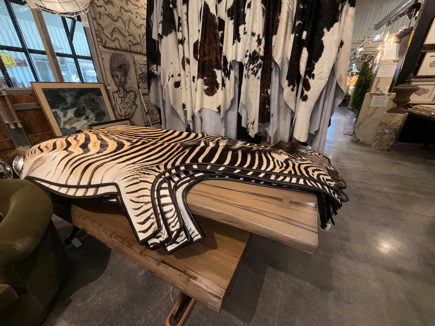 Zebra Hide Rug
