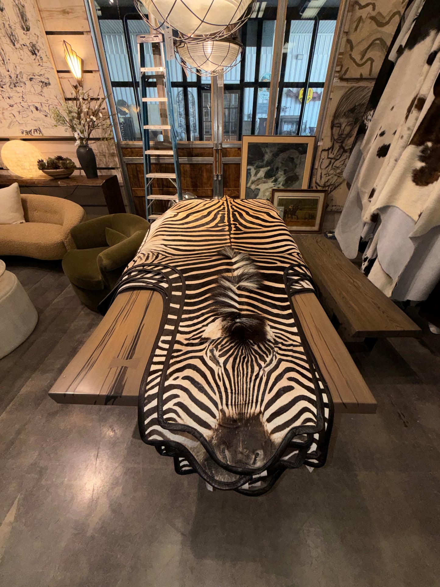 Zebra Hide Rug