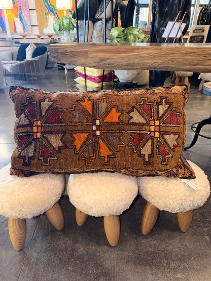Turkish Rug Pillow - Design 12