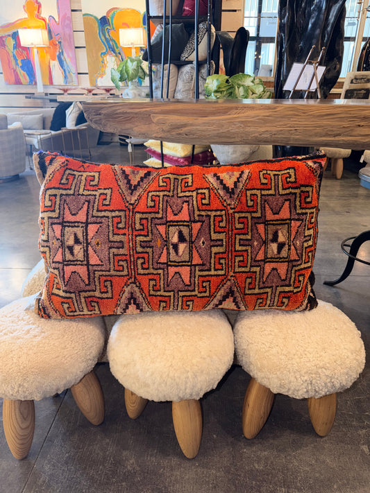 Turkish Rug Pillow - Design 6