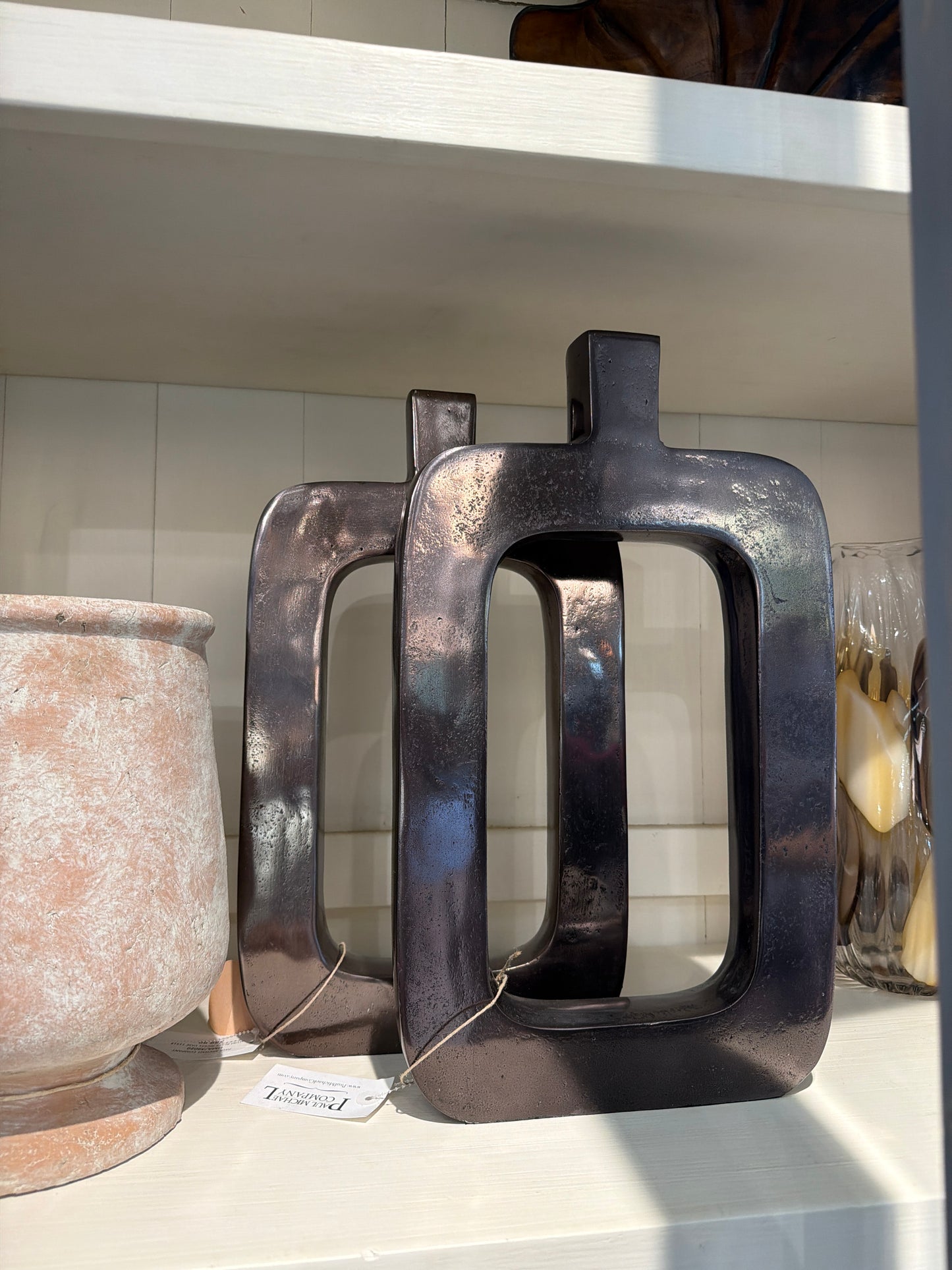 Aluminum Black Nickel Vase