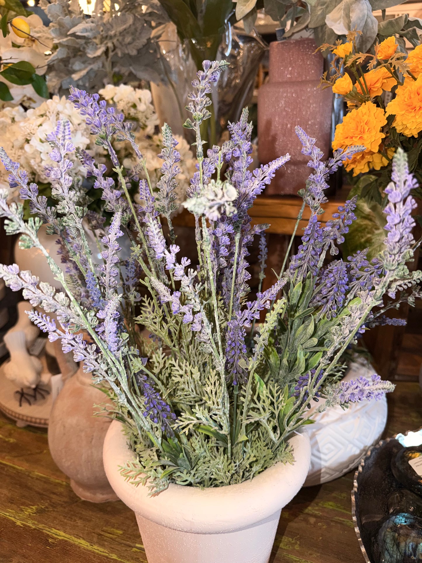 Lavender Terracotta Pot