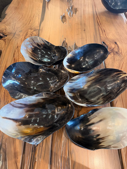 Large Freeform Horn Bowl