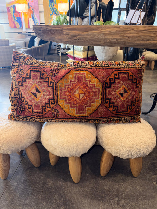 Turkish Rug Pillow - Design 11