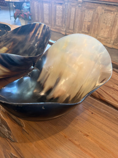 Large Freeform Horn Bowl