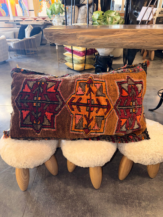 Turkish Rug Pillow - Design 1
