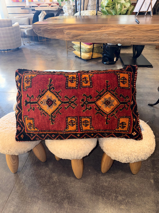 Turkish Rug Pillow - Design 2