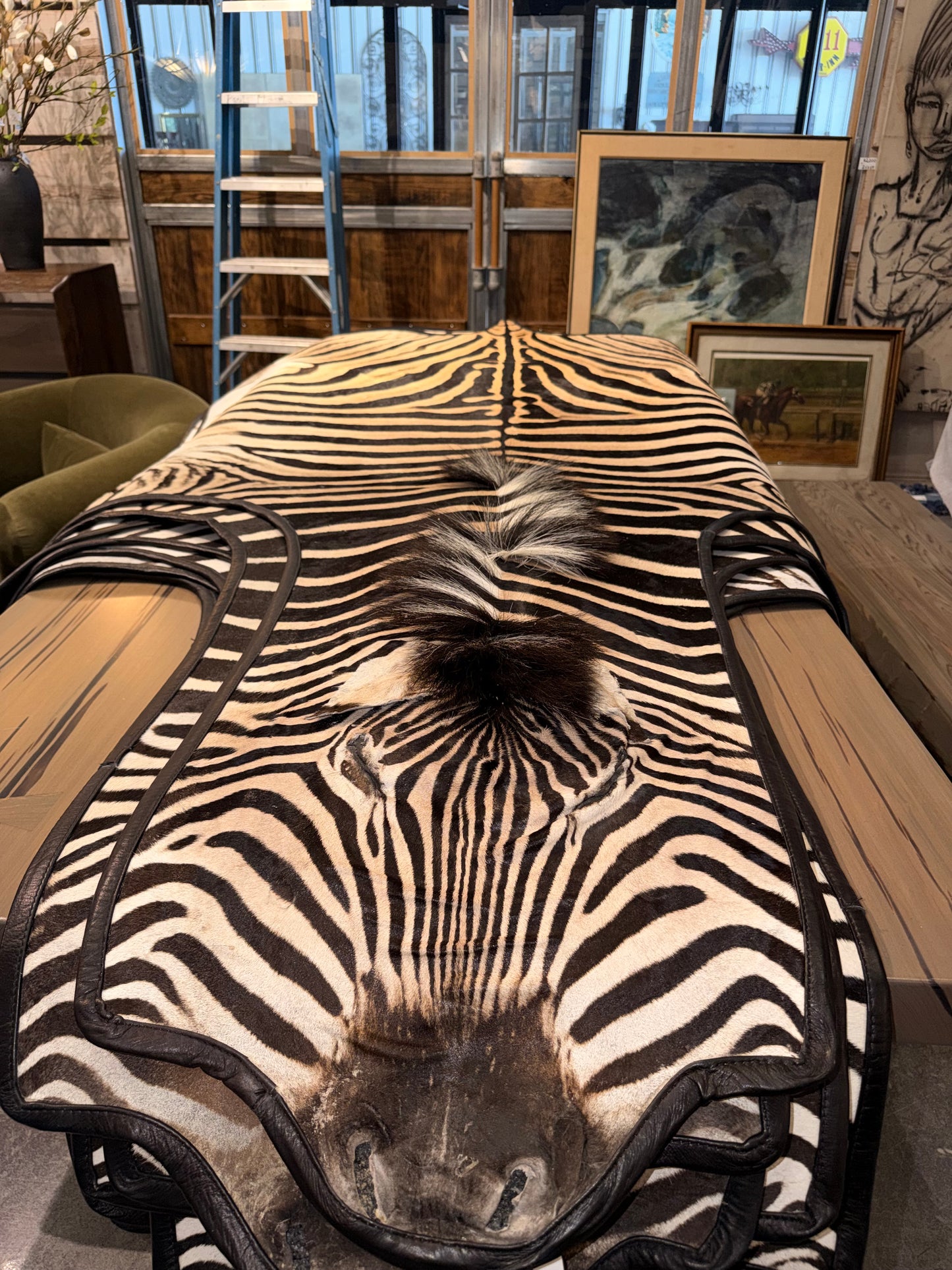 Zebra Hide Rug