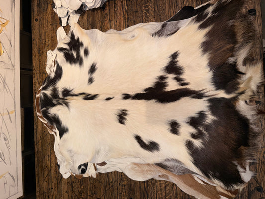 Goat Hide - White and Black Hide