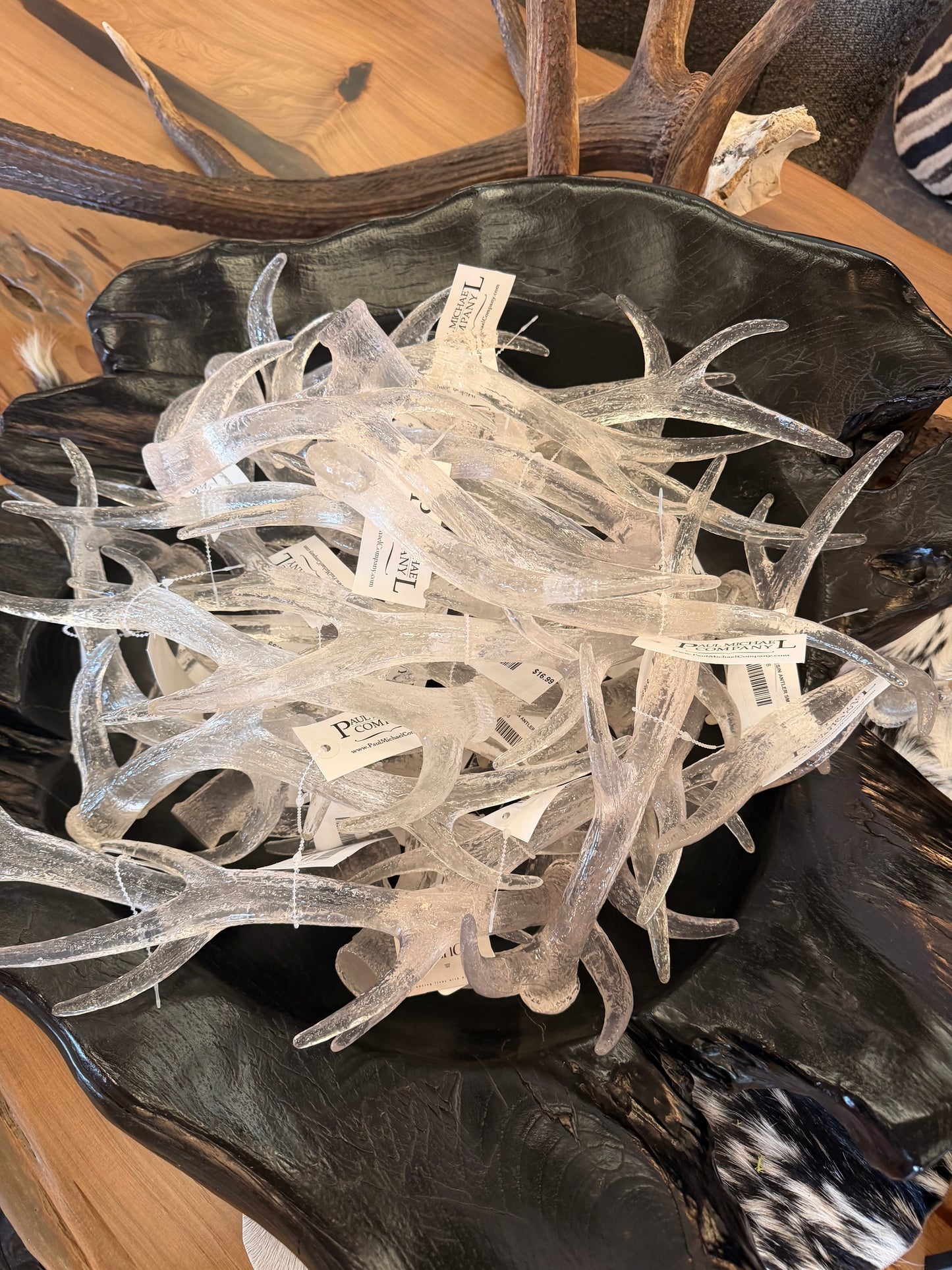Clear Resin Antler