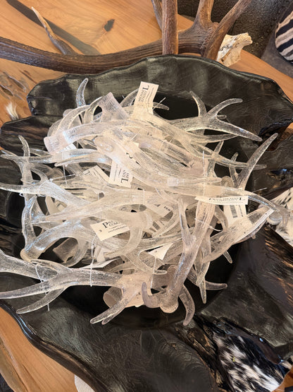 Clear Resin Antler