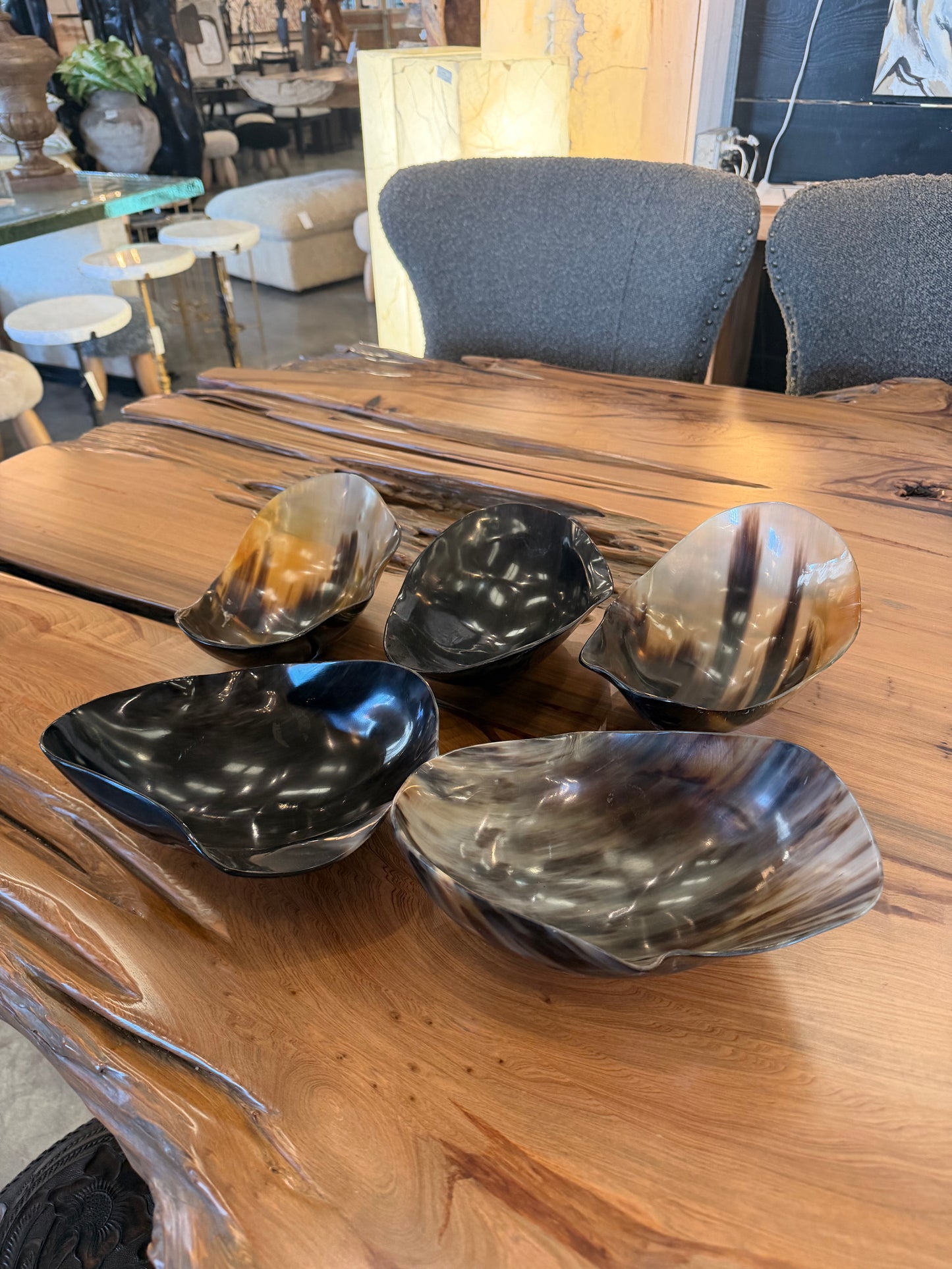 Small Freeform Horn Bowl