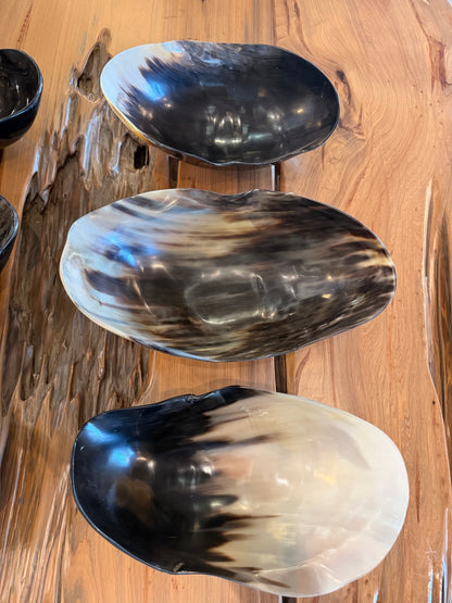 Large Freeform Horn Bowl