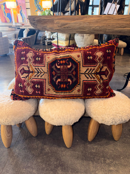 Turkish Rug Pillow - Design 9