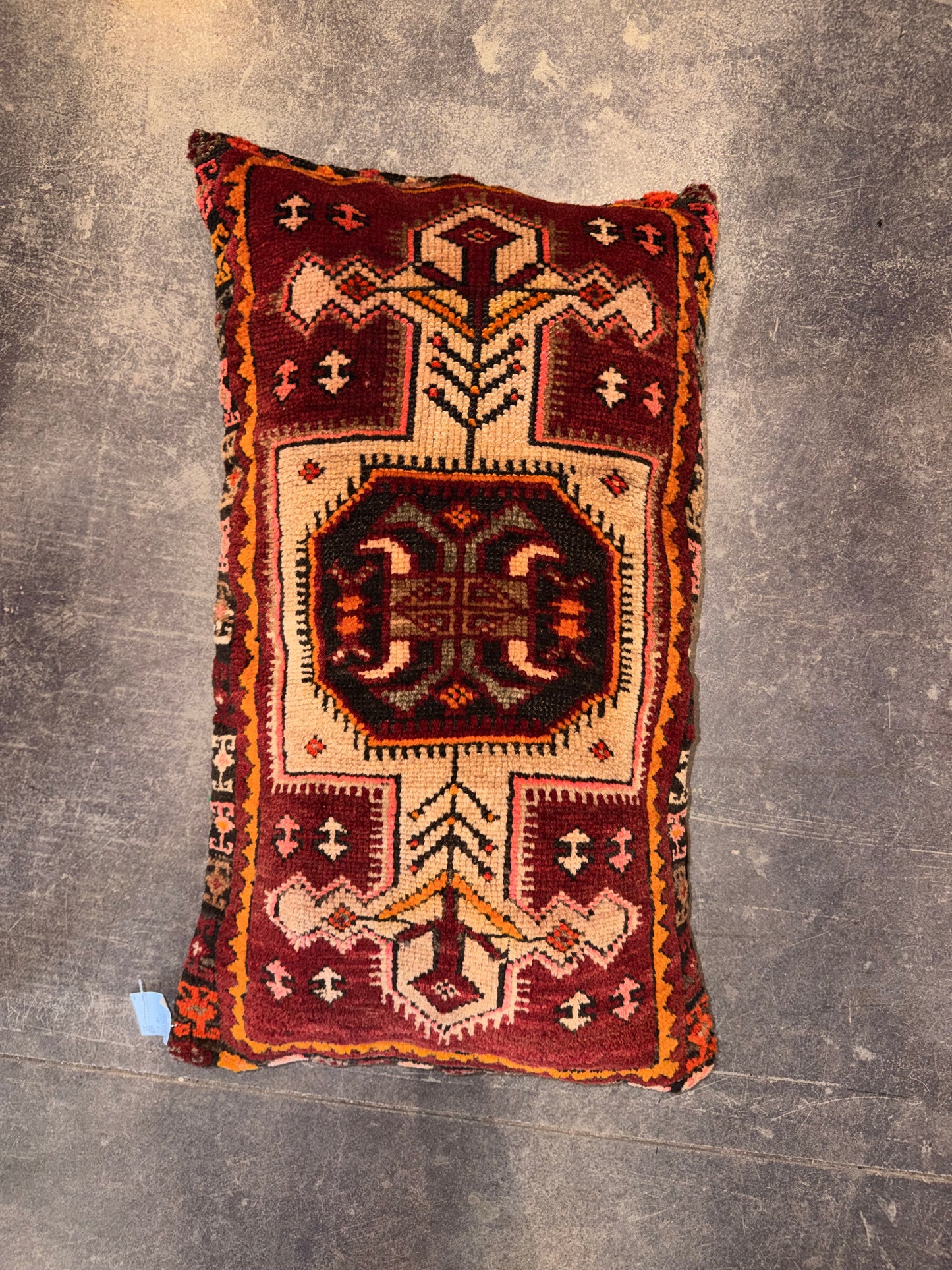 Turkish Rug Pillow - Design 9