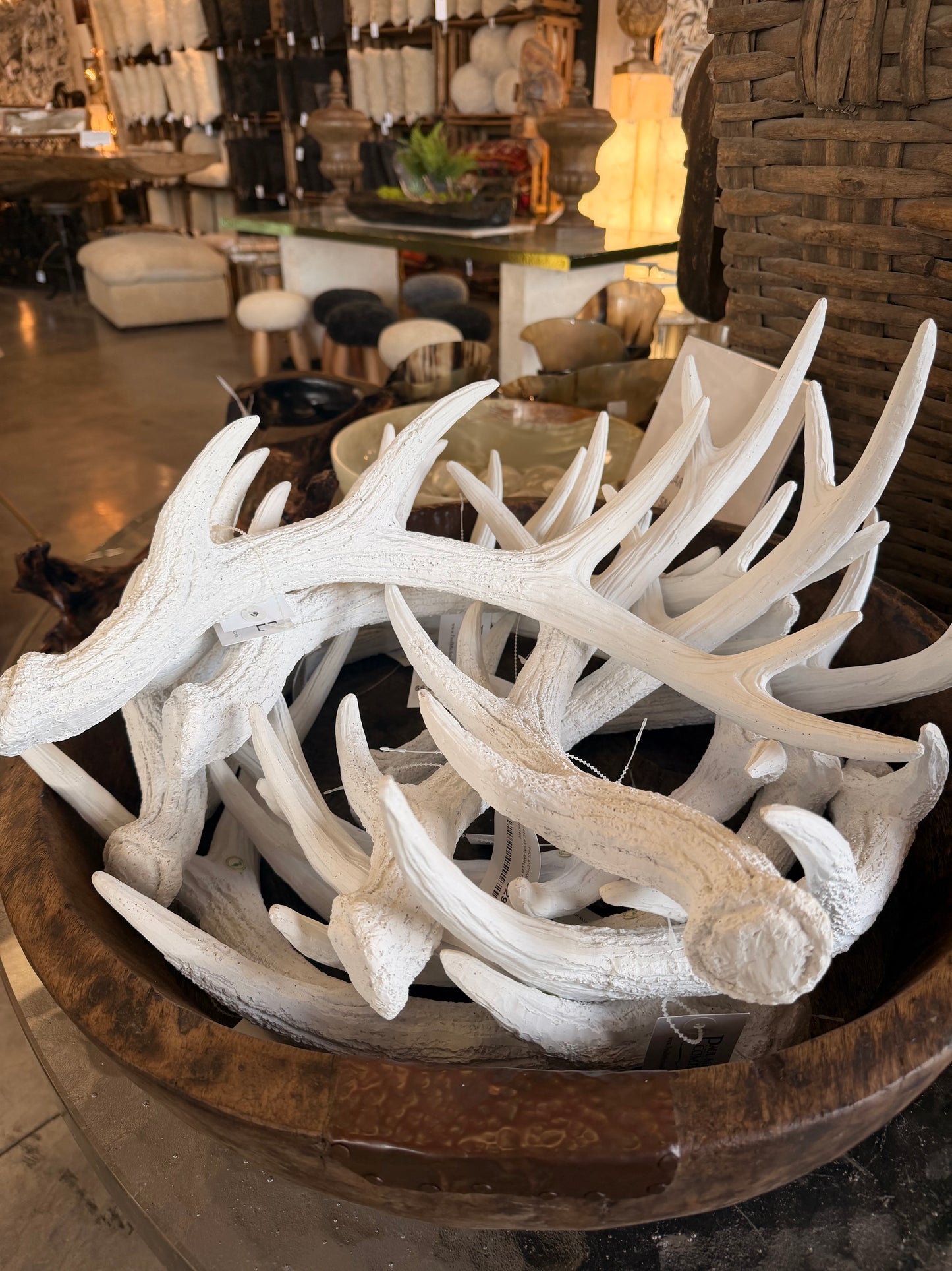 White Resin Antler