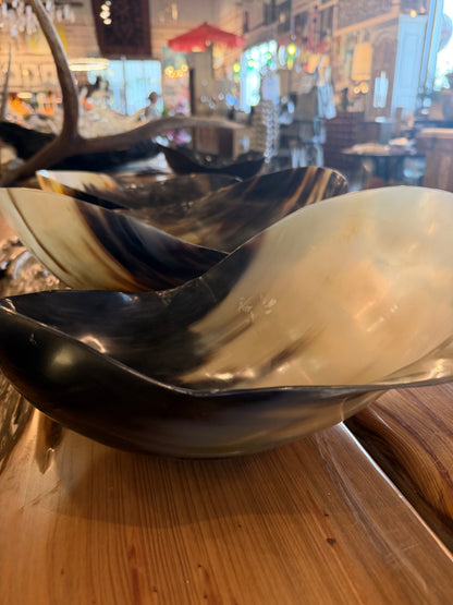 Large Freeform Horn Bowl