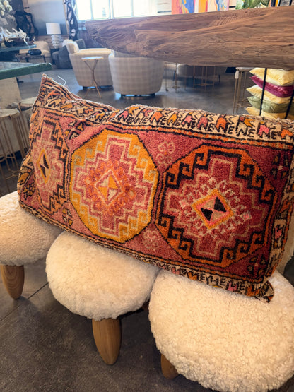 Turkish Rug Pillow - Design 11