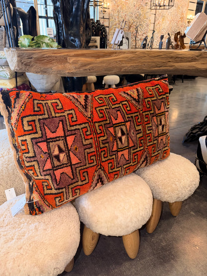 Turkish Rug Pillow - Design 6