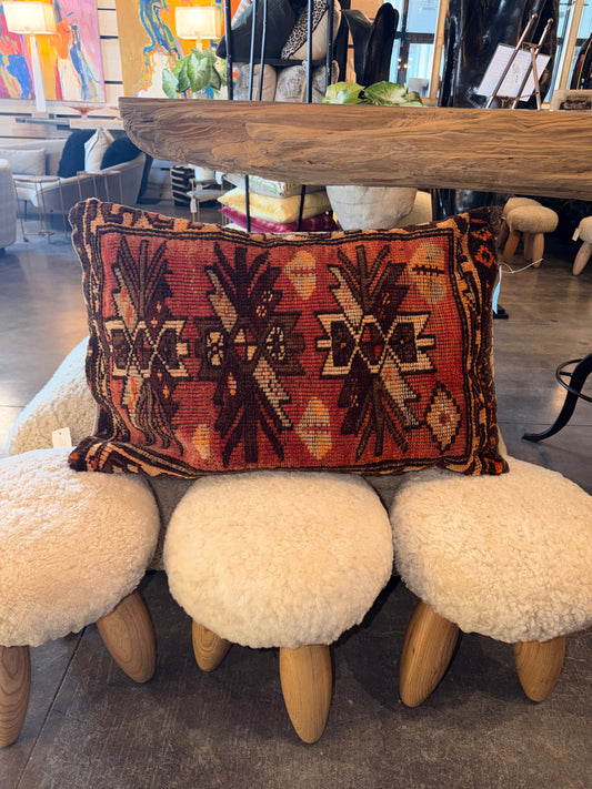 Turkish Rug Pillow - Design 8