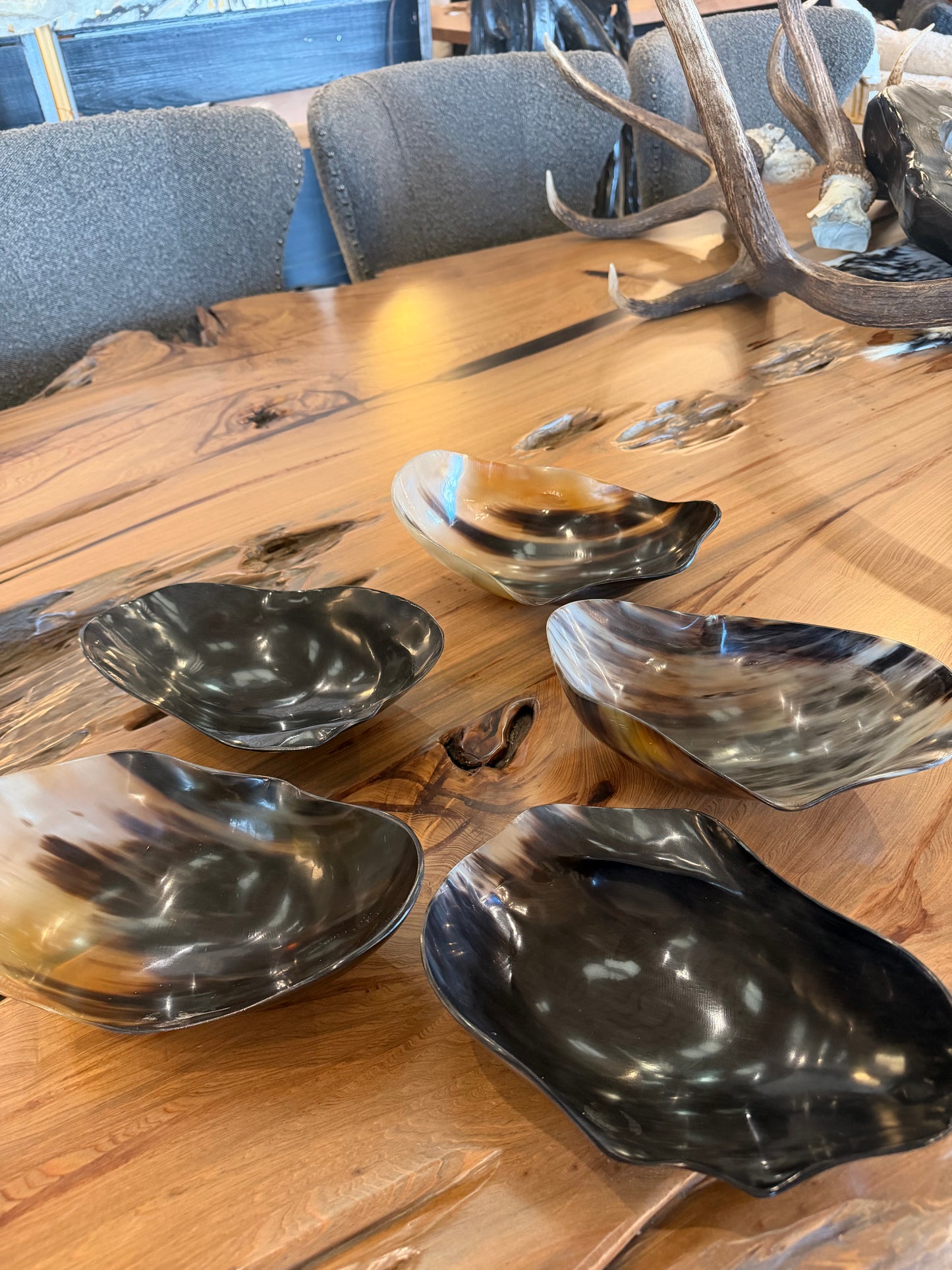 Small Freeform Horn Bowl