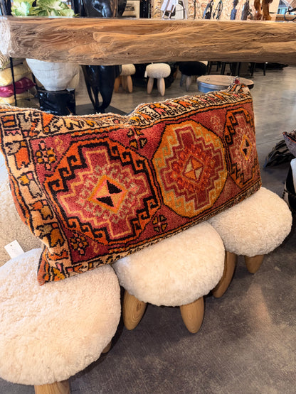 Turkish Rug Pillow - Design 11