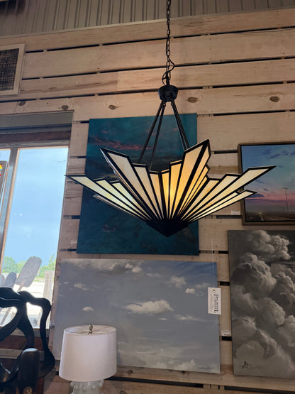 Rivage Art Deco Four-Light Pendant