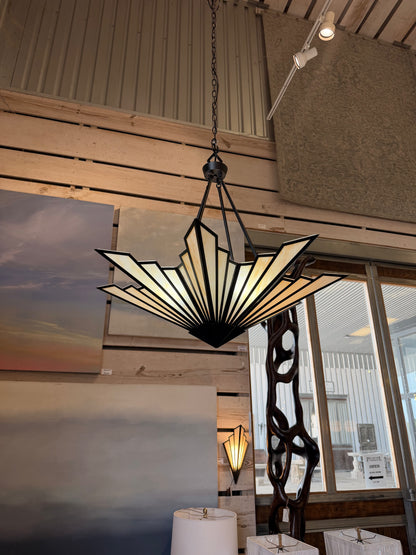 Rivage Art Deco Four-Light Pendant