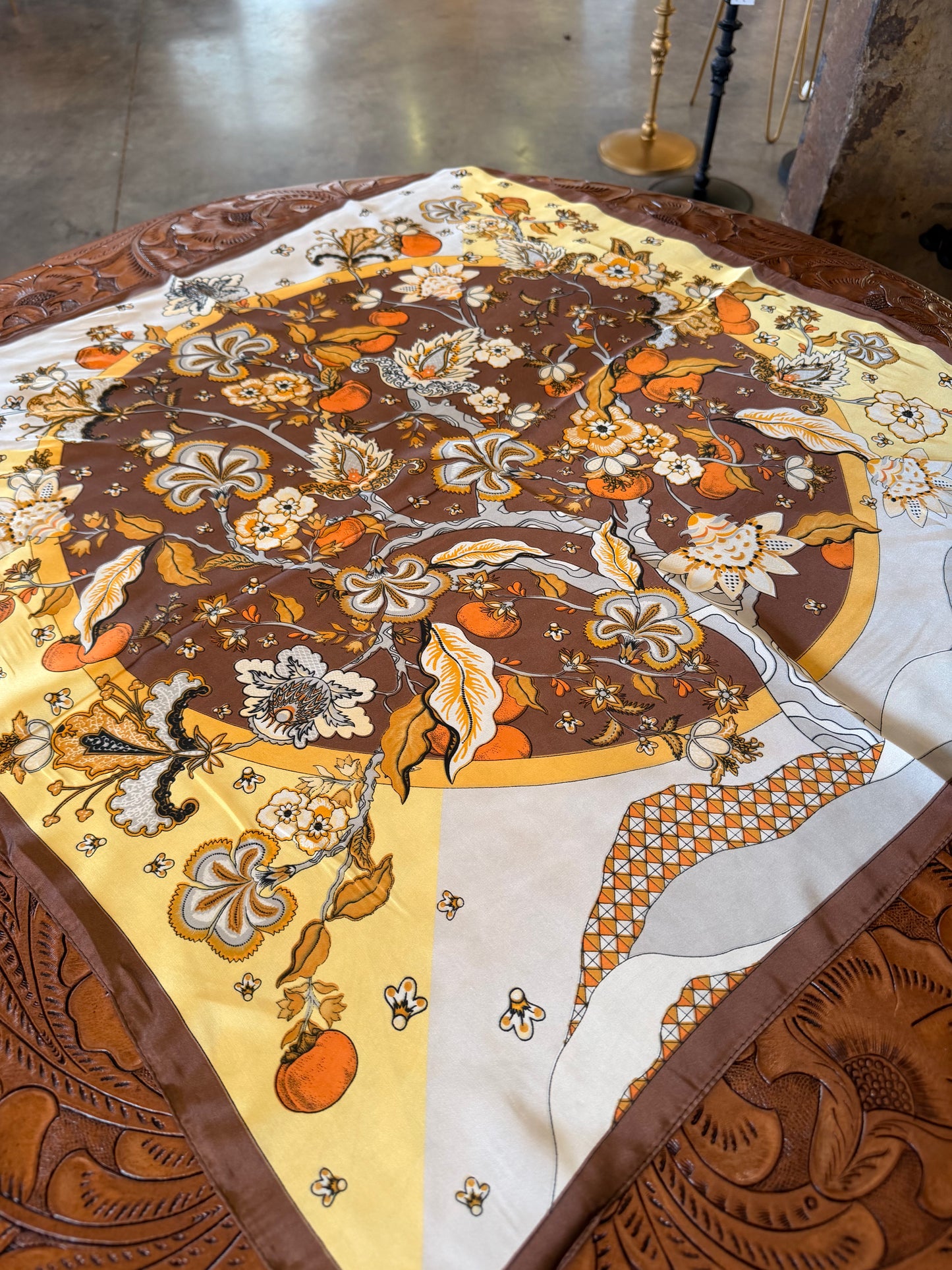 Autumn Floral Large Scarf