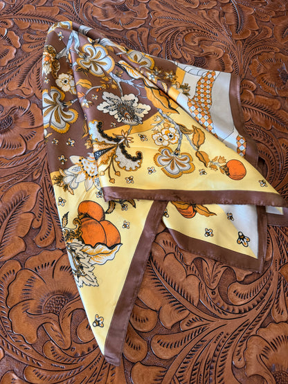 Autumn Floral Large Scarf