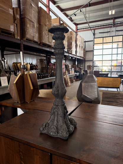 Large Oversized European-Inspired  Resin Candlesticks