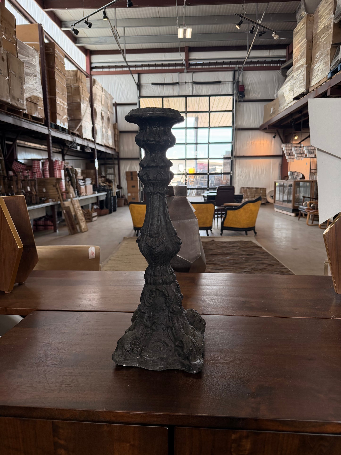 Medium European-Inspired Resin Candlesticks