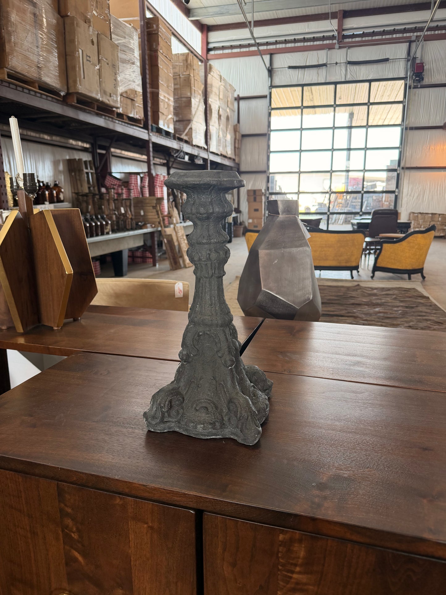 Small European-Inspired Resin Candlesticks