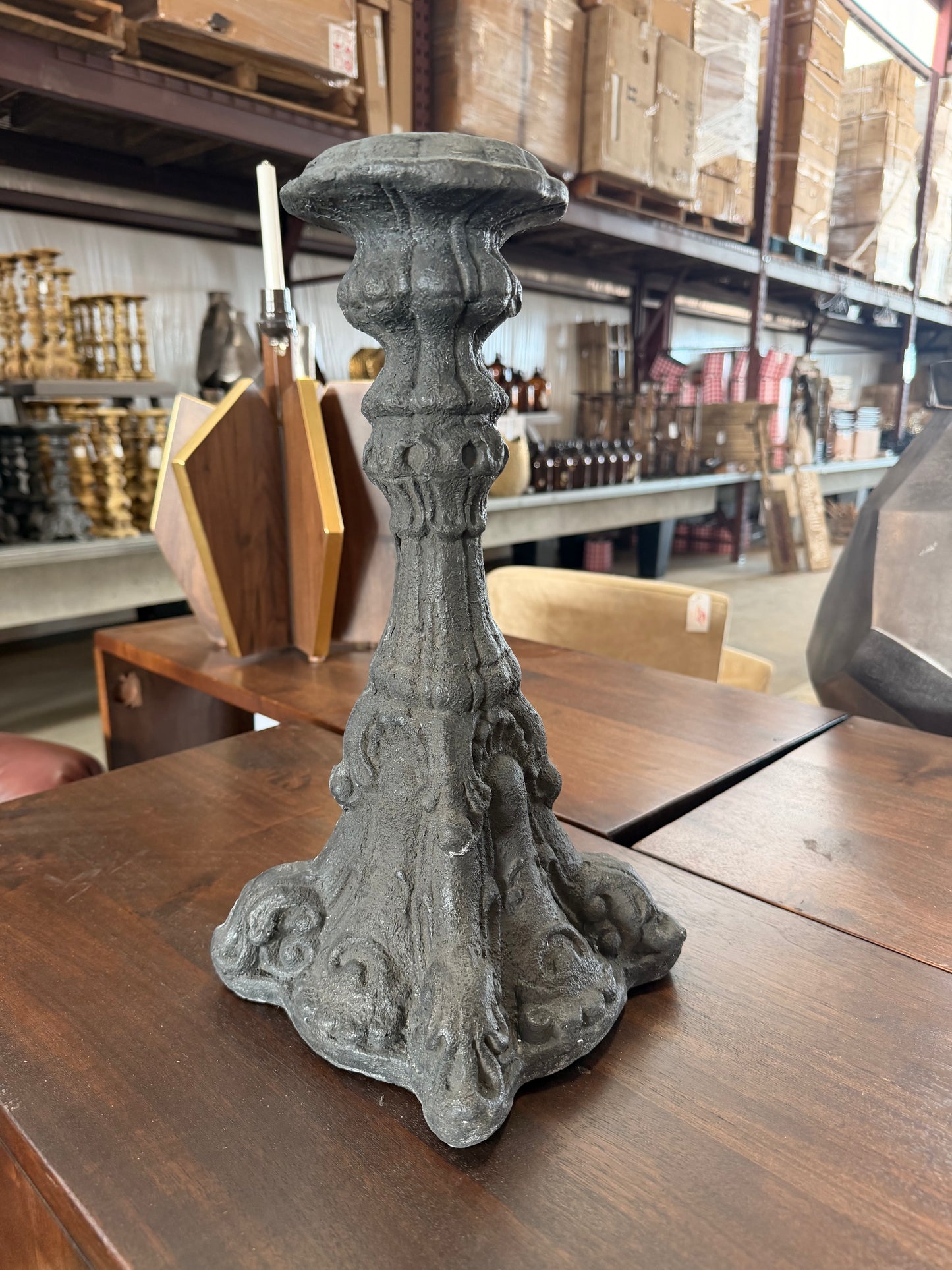 Small European-Inspired Resin Candlesticks