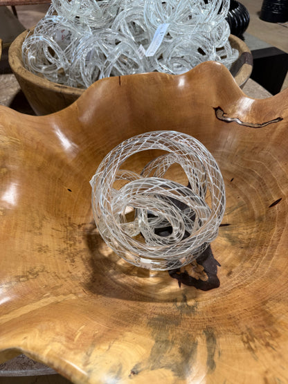 Extra Large Hand-Blown Glass Decorative Knots