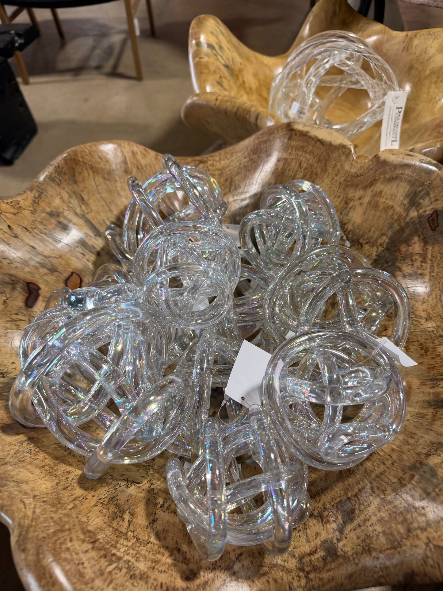 Extra Large Hand-Blown Glass Decorative Knots