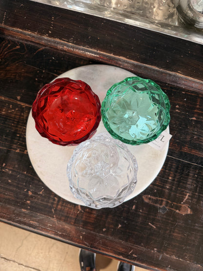 Cut Glass Pedestal Dish
 5 inch