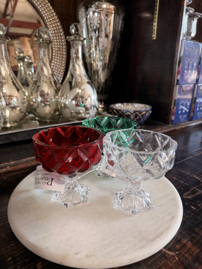 Cut Glass Pedestal Dish
 5 inch