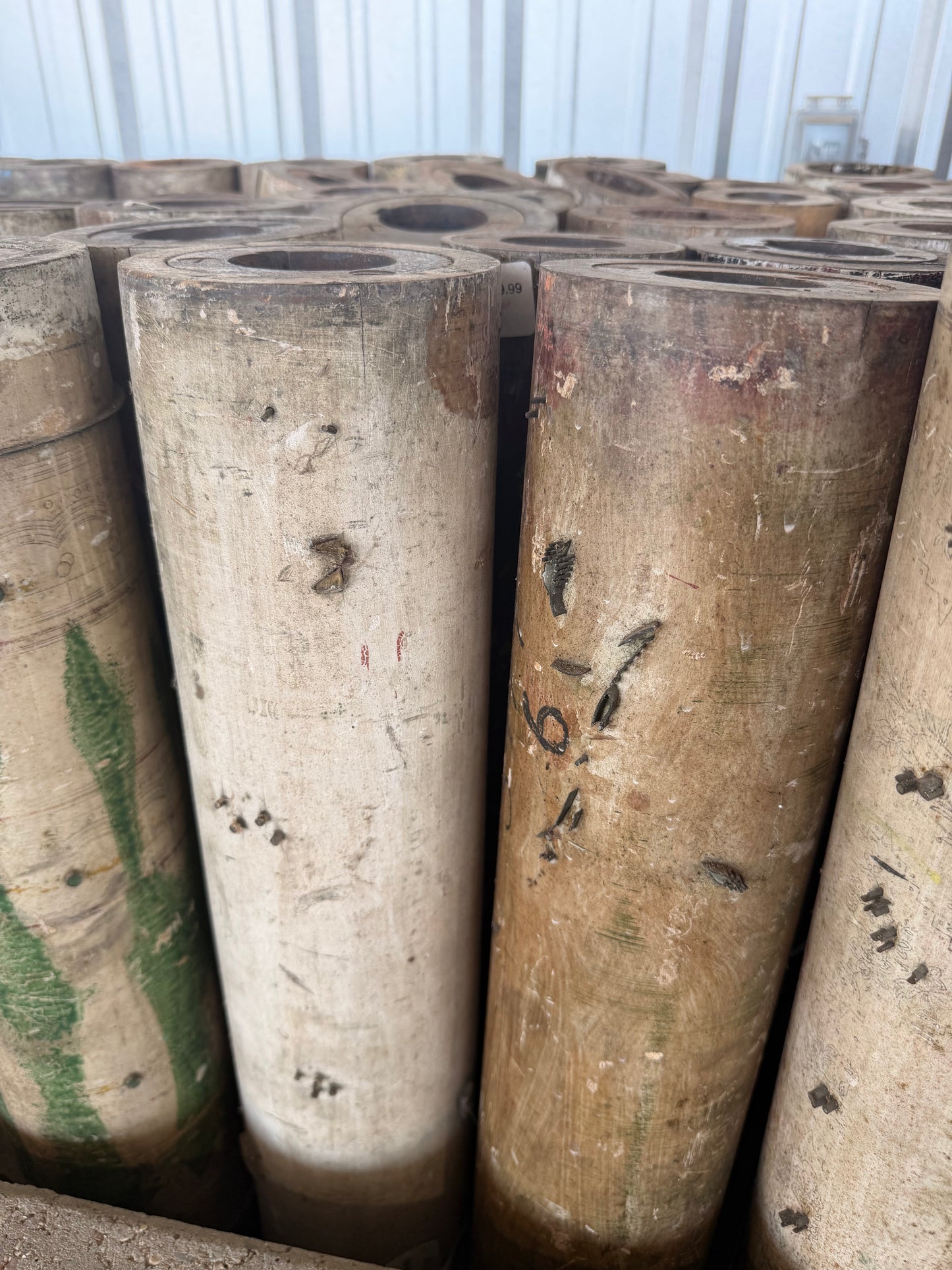 Antique American Wallpaper Printing Rolls