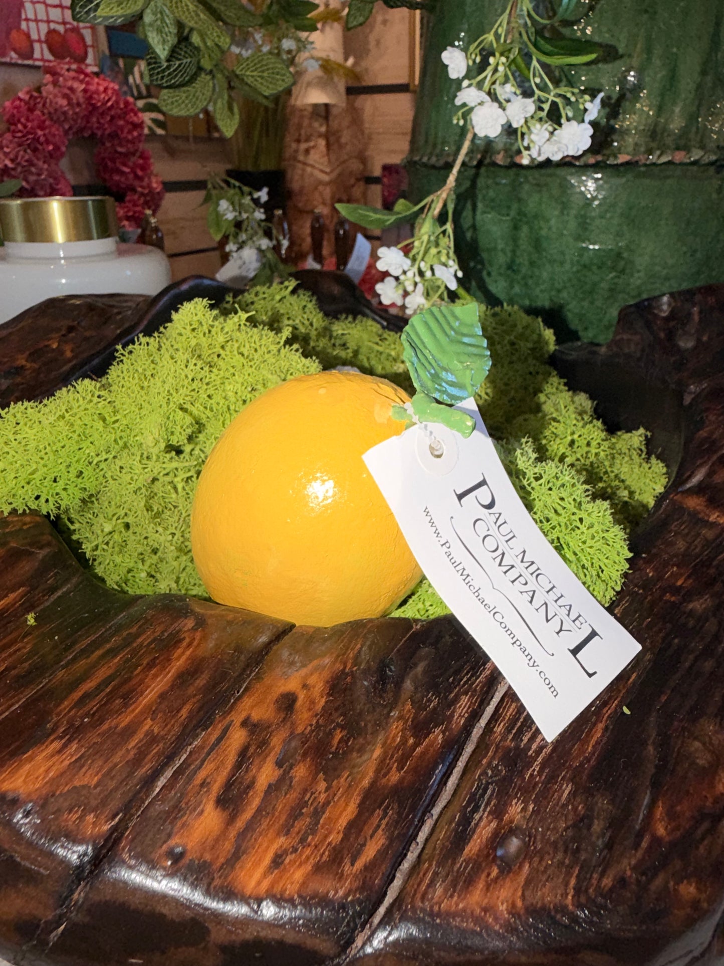 Paper Mache Lemon