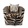 Zebra Hide Tub Chair