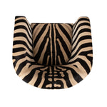 Zebra Hide Tub Chair