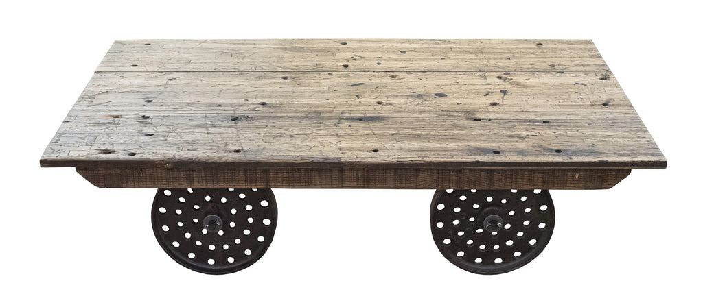 Trolley Cart Coffee Table - Paul Michael Company - 1